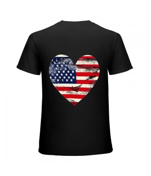 mens American Flag T-Shirt Cute July 4th Independence Day Patriotic Graphic Tees Tops