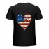 American Flag Shirt Women Patriotic T-Shirt 4th of July Graphic Tee Shirts USA Star Stripes Tops