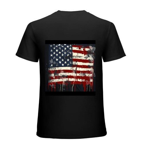 American Flag USA United States of America US 4th of July T-Shirt