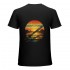 Vintage Darts Arrows Sunset Pub Retro Dart Lover T-Shirt