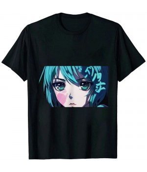 Ulloord Anime Girl Eyes - Japan Culture Art - Japanese Aesthetic T-Shirt