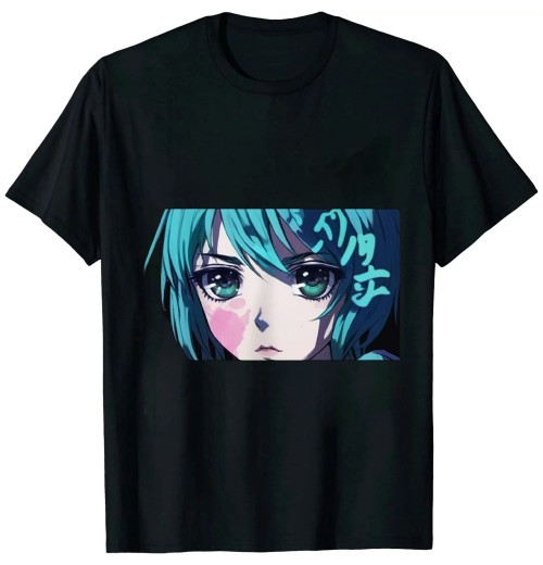 Ulloord Anime Girl Eyes - Japan Culture Art - Japanese Aesthetic T-Shirt