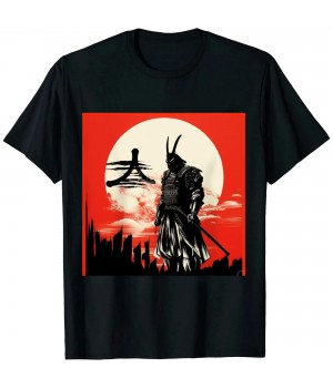 Ulloord Japanese Samurai Japan Warrior Art T-Shirt