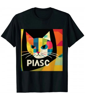 Ulloord Artist I Art Teacher I Picatsso I Funny Abstract Cat T-Shirt