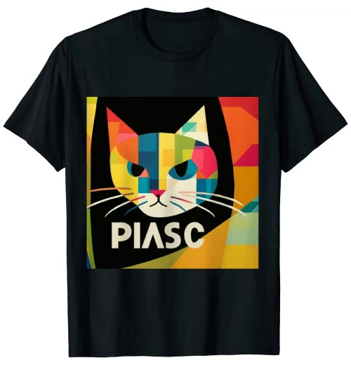 Ulloord Artist I Art Teacher I Picatsso I Funny Abstract Cat T-Shirt