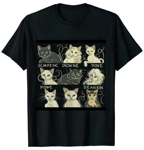 Ulloord Cat by Artist - Tripping through history of art T-Shirt