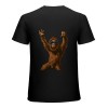 Rock On  Sasquatch Loves Rock And Roll Sunglasses On T-Shirt