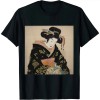 Ulloord Japanese Retro Artwork Takigawa from the Tea-House Art Long Sleeve T-Shirt