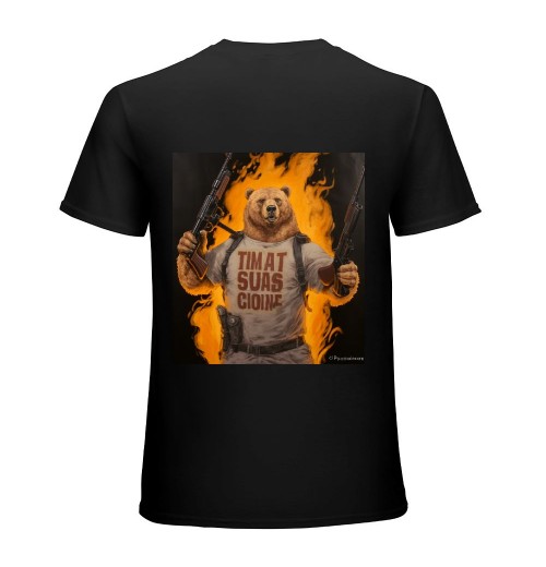 I Support The Right to Arm Bears | Dad Joke Funny Pun Gun Joke Men Women T-Shirt