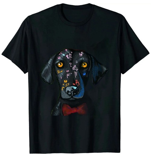 Ulloord Dog Themed Artist Color Theory Educational Art Teacher T-Shirt