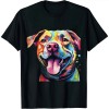 Ulloord  Artistic Splash Art Animal Colorful Dog Breed Gift T-Shirt