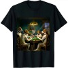 Ulloord Dogs Playing Poker | A Friend in Need | Funny Dog Lover Art T-Shirt