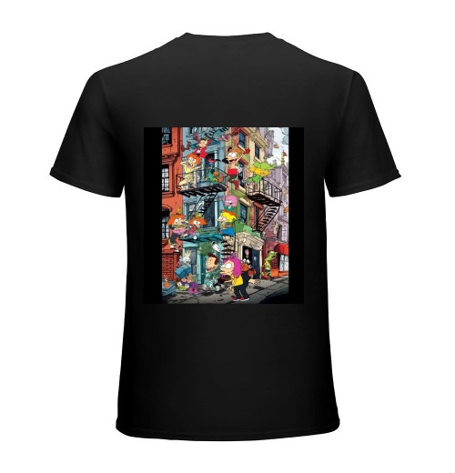 Ulloord Classic Nicktoons Hanging On Stoop T-Shirt