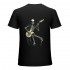 Ulloord Skeleton Playing Guitar - Rock And Roll Graphic Band Tees T-Shirt