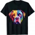 Ulloord English British Bulldog Pop Art Portrait for Dog Owners T-Shirt