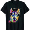 Ulloord Colorful Pop Art Portrait For Dog Owners T-Shirt