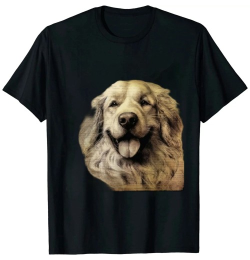 Ulloord Dog Drawing Leonardo da Vinci Classic Art Men and Women T-Shirt