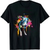 Ulloord Splashes Of Paint, Abstract Colorful Dog T-Shirt