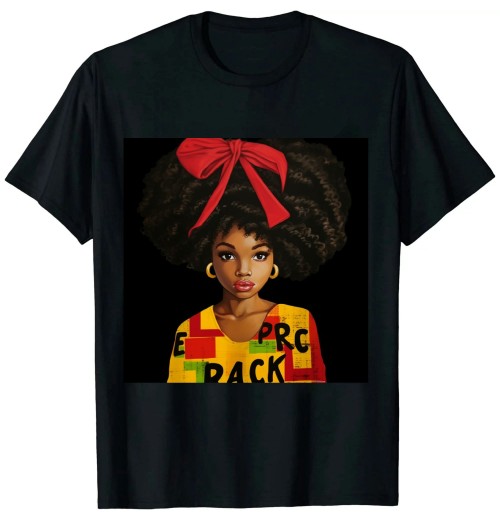 Ulloord I Am The Strong African Queen Girl T-Shirt