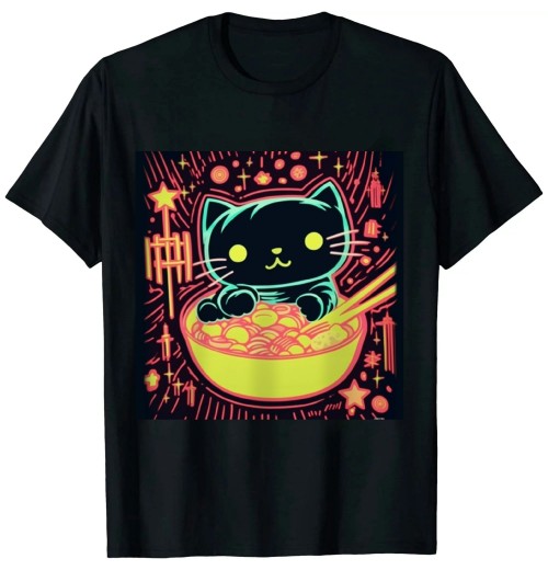 Ulloord  Kawaii cat T-Shirt