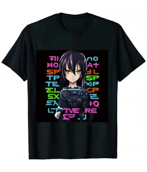 Ulloord Eat Sleep Anime Gaming Repeat Kawaii Otaku Anime Manga T-Shirt