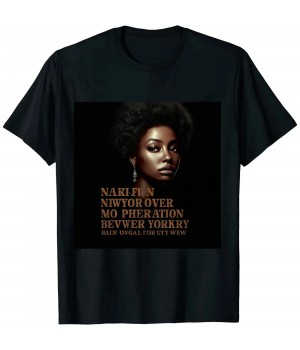 Ulloord Never Apologize Black History Month BLM Melanin Pride Afro T-Shirt