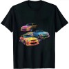 Ulloord Automotive JDM Colorful Art Gt r 34 Legend Tuning Car Japan T-Shirt