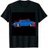 Ulloord JDM Car EK SI Electron Blue Coupe T-Shirt