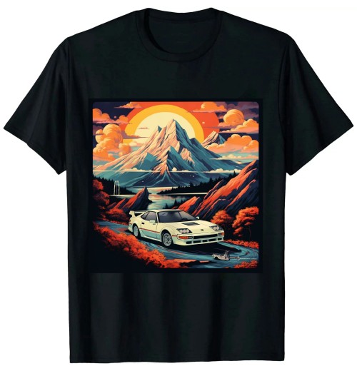 Ulloord JDM car Japanese Retro Car Racing Drifting Legend Tuning T-Shirt