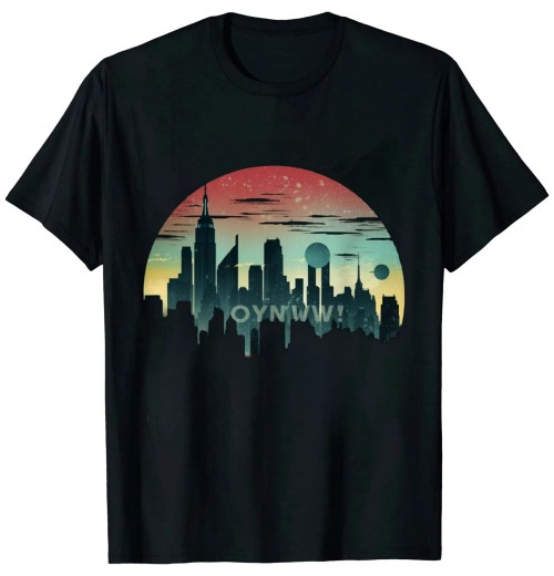 Ulloord Retro Vintage New York City Shirt Skyline 70s 80s T-Shirt