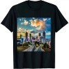 Ulloord Atlanta Georgia City Skyline Souvenir Puzzle Piece Gift T-Shirt