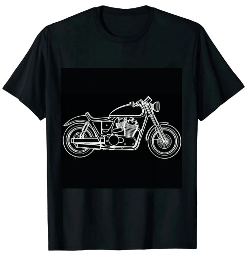 Ulloord Cool Design Motorcycle T-Shirt