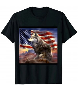 Ulloord with American Flag T-Shirt