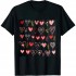 Ulloord Pattern Valentines Day Cute Pajama T-Shirt