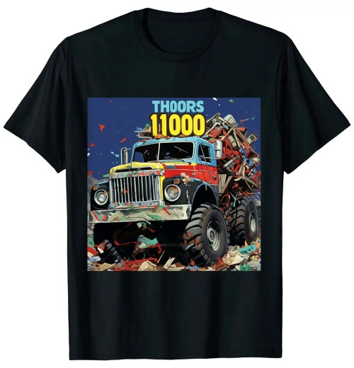 Ulloord 100 Days of School Monster Truck 100th Day of School Boys T-Shirt