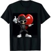 Ulloord Dabbing Heart Funny Gifts Mens Kids Boys Valentines Day T-Shirt