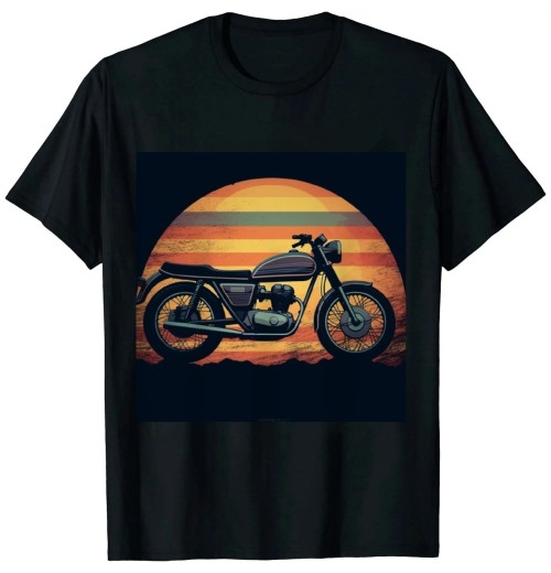 Ulloord Vintage Retro Motorcycle T-Shirt