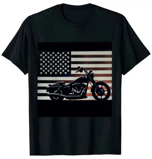 Ulloord American Flag Short Sleeve T-Shirt