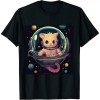 Ulloord Space Axolotl Shirt Kawaii Pastel Goth Anime Aesthetic Goth T-Shirt