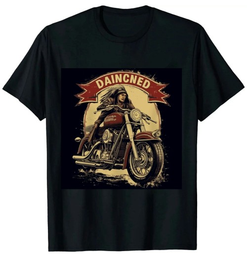 Ulloord Retro Vintage American Motorcycle for Old Biker T-Shirt