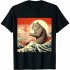 Ulloord Cat Japanese Art Funny Cat Gifts For Men Women Kid T-Shirt