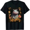 Ulloord Africa Animal Hippo Girls Women Gift Hippo T-Shirt