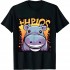 Ulloord I Love Hippos Hippopotamus T-Shirt