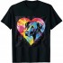 Ulloord Valentines Day Hippo Lovers Hippopotamus Animal Men Tie Dye T-Shirt