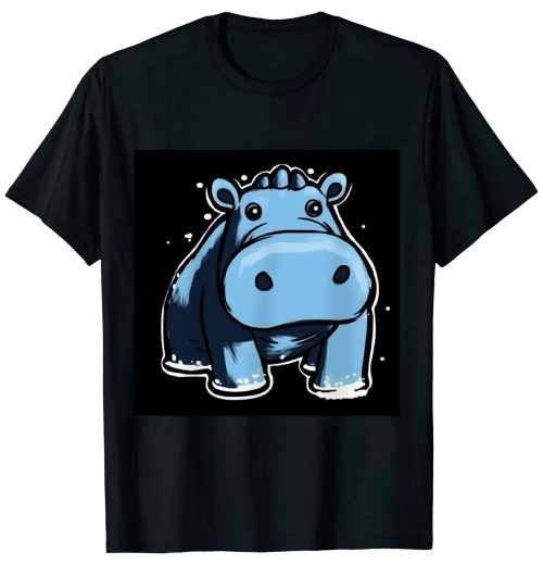 Ulloord Cute hippo T-Shirt