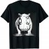 Ulloord Hippo  design art T-Shirt