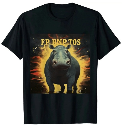 Ulloord Hippo Shirt My Spirit Animal Love Hippos Retro Hippopotamus T-Shirt