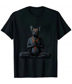 Ulloord Funny French Bulldog Frenchie Yoga T-Shirt