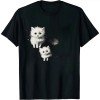 Ulloord Cat Dandelion Flower T-Shirt