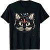 Ulloord Rad Cool Cats Love Me Shirt - Retro Rockabilly Lowbrow T-Shirt